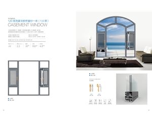120系列豪華斷橋窗紗一體
